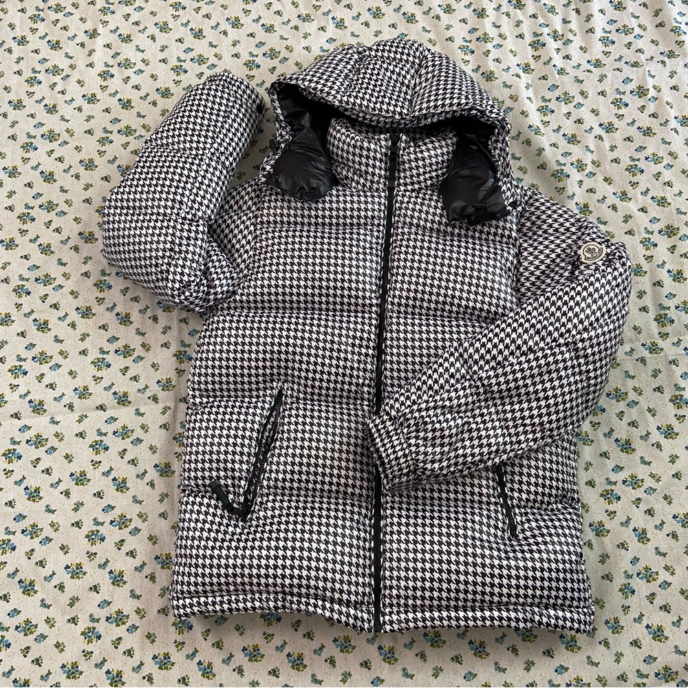 Moncler Genius X Fragment Houndstooth Down Jacket - image 1